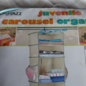 Dazz Beige Carousel Organizer